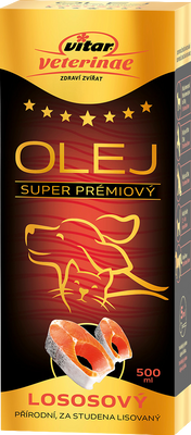 Vitar Veterinae Lososový olej 500 ml