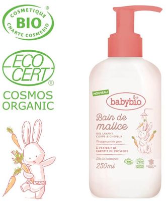 Babybio Sprchový BIO gel pro miminka od narození 250 ml