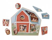 Little Dutch Puzzle vkládací dřevěné Farma