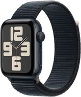 Apple Watch SE GPS 44mm Aluminium Case with Sport Loop, Midnight