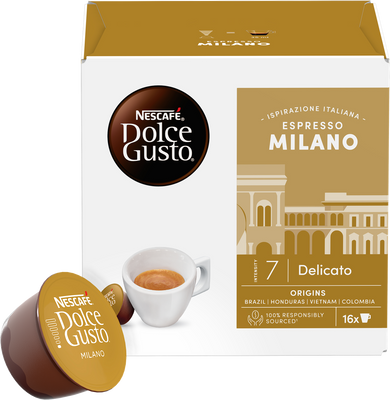 Nescafé Dolce Gusto Espresso Milano – kávové kapsle 16 ks