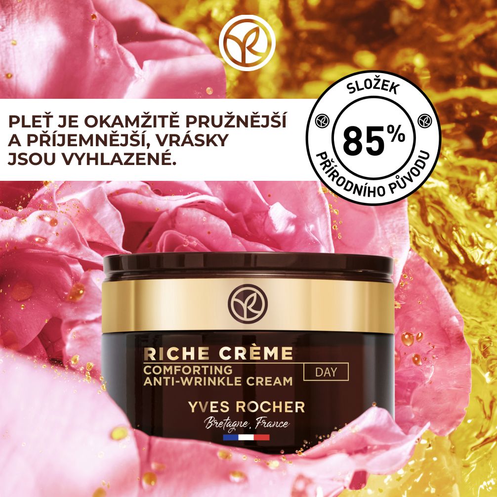 Yves Rocher denní péče proti vráskám Riche Créme 50 ml