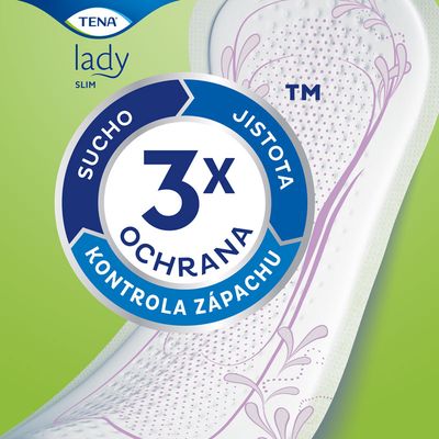 Tena Lady Mini Plus Slim Inkontinenční vložky 16 ks