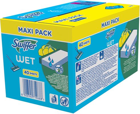 Swiffer Čistící vlhčené ubrousky na podlahu s vůní citrusu 40 ks