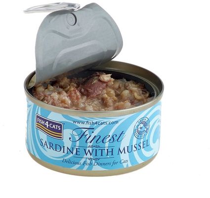 Fish4Cats Konzerva pro kočky Finest sardinka s mušlemi 70 g