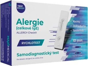 Test4body Rychlotest Alergie (celkové IgE)