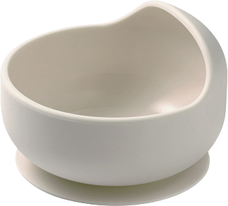 Baby Ono Miska silikonová s přísavkou - beige 6m+