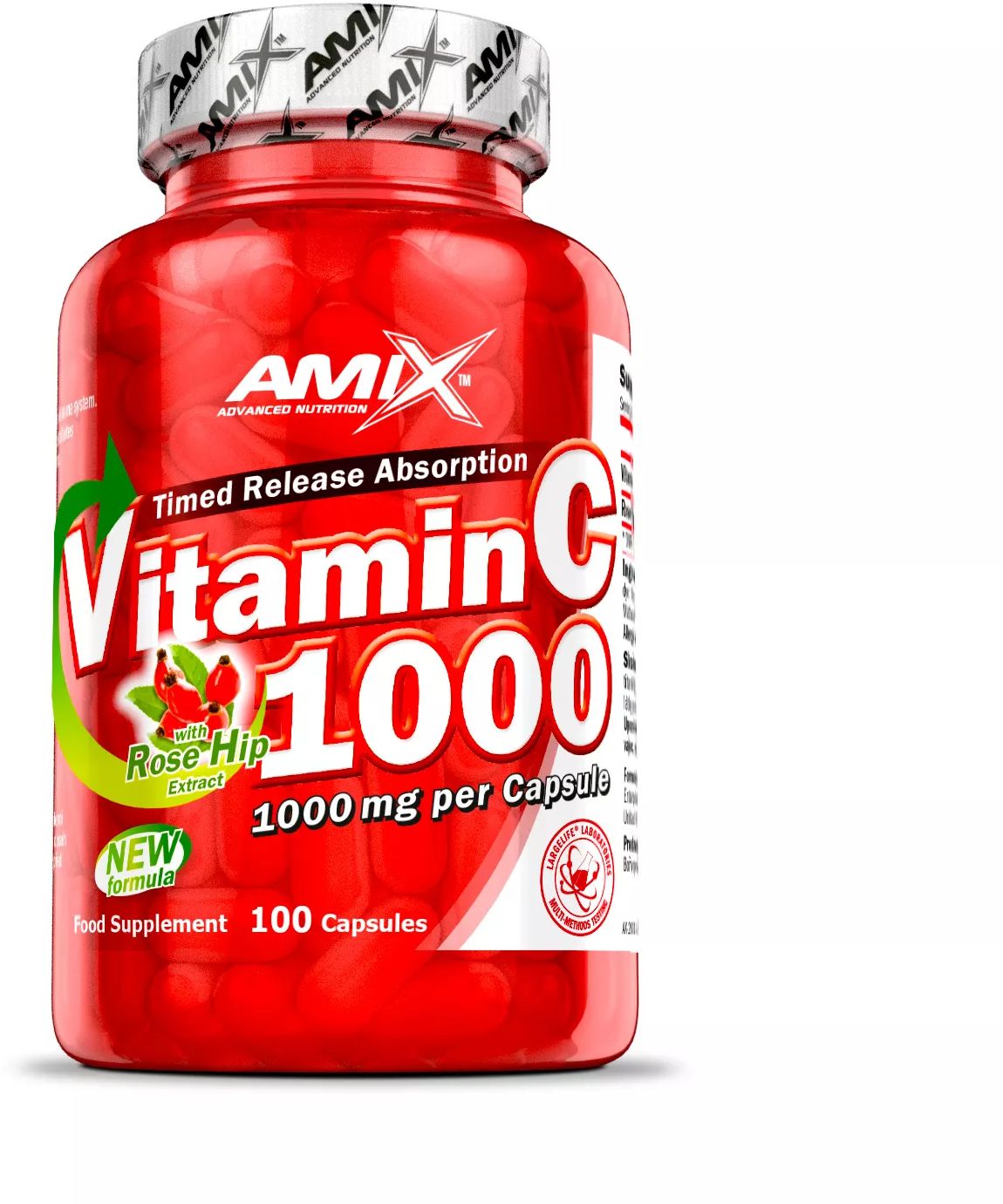 Amix Vitamin C 1000, 100 kapslí