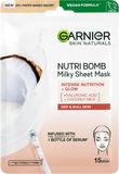 Garnier Skin Naturals textilní pleťová maska s kokosovým mlékem pro suchou pleť 28 g