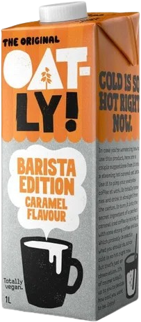 Oatly Ovesný nápoj Barista s příchutí karamelu 1 l