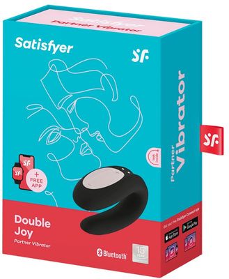 Satisfyer Párový vibrátor Double Joy Connect černý