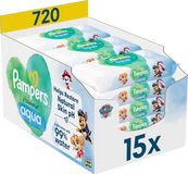 Pampers Dětské vlhčení uborusky, Harmonie Aqua 720 ks