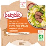 Babybio pastinák s hráškem a farmářskou kachnou 260 g