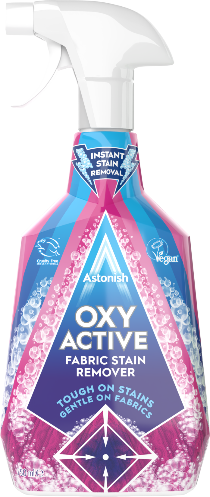Astonish Odstraňovač skvrn z textilu Oxy Active 750 ml