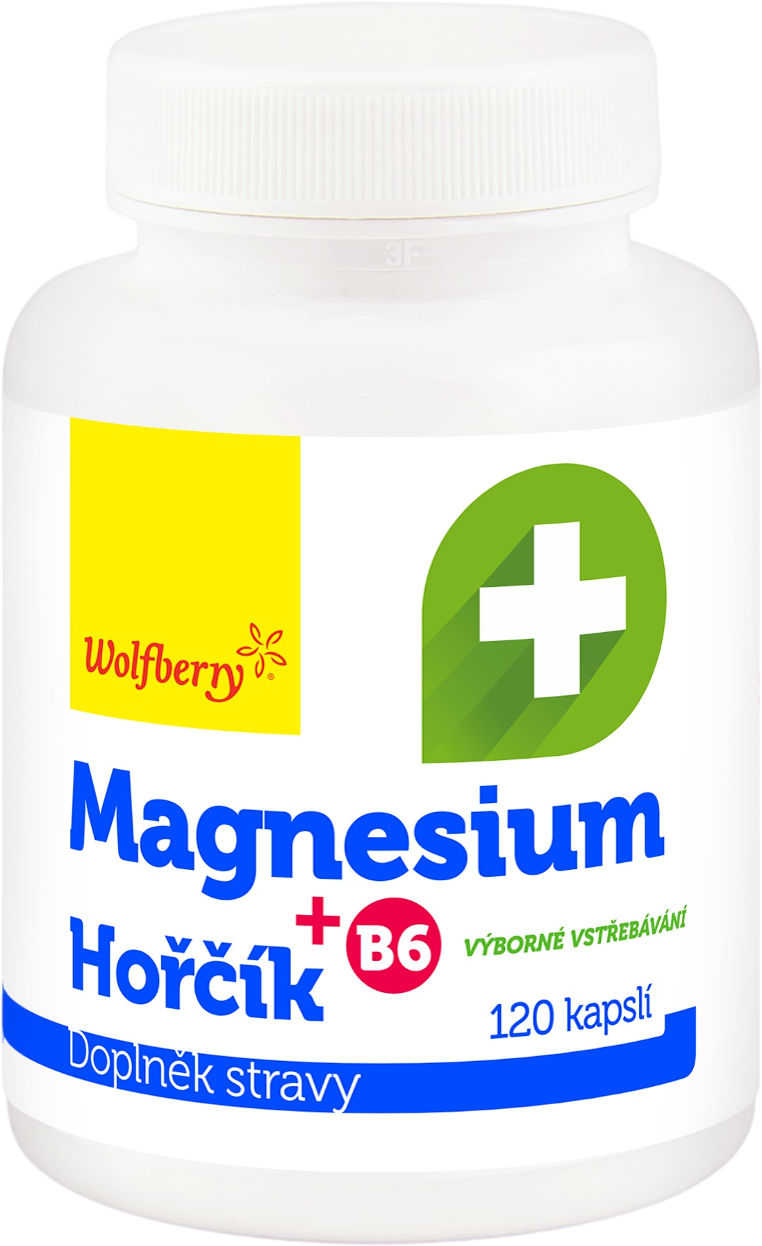 Wolfberry Magnesium (hořčík) + B6 120 kapslí