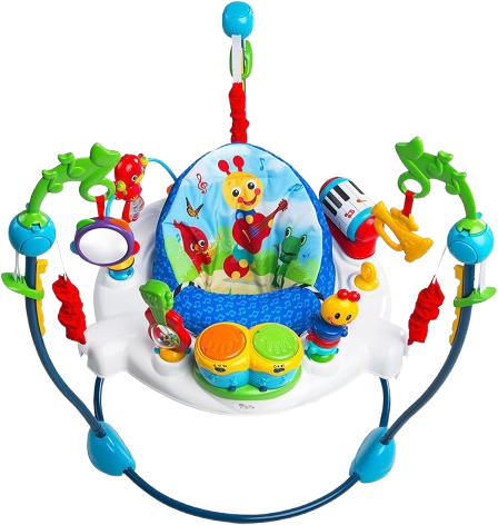 Baby Einstein Skákadlo/aktivní centrum 2v1 Neighborhood Symphony 6m+ do 11 kg