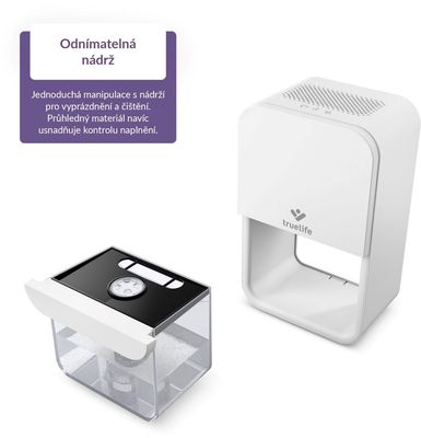 TrueLife AIR Dehumidifier DH3 White
