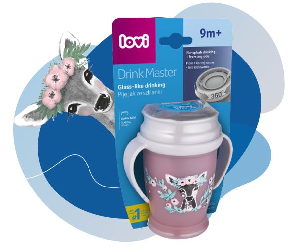 LOVI Hrneček 360 WILD SOUL 250ml 9m+ holka