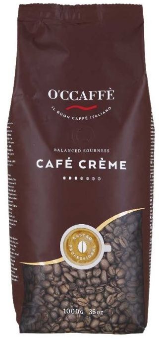 O'CCAFFÉ Zrnková káva Café Créme 1 kg