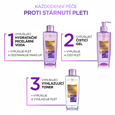 L'Oréal Paris Hyaluron specialist vyplňující vyhlazující tonikum 200 ml