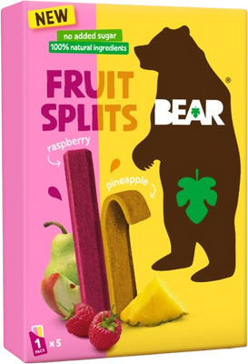 Bear Fruit Splits malina a ananas 5 x 20 g