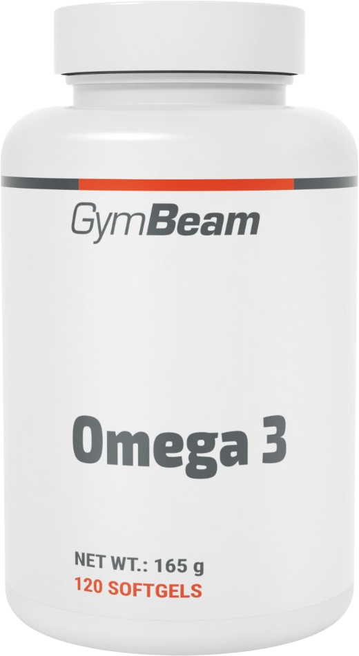 GymBeam Omega 3 bez příchuti 120 kapslí
