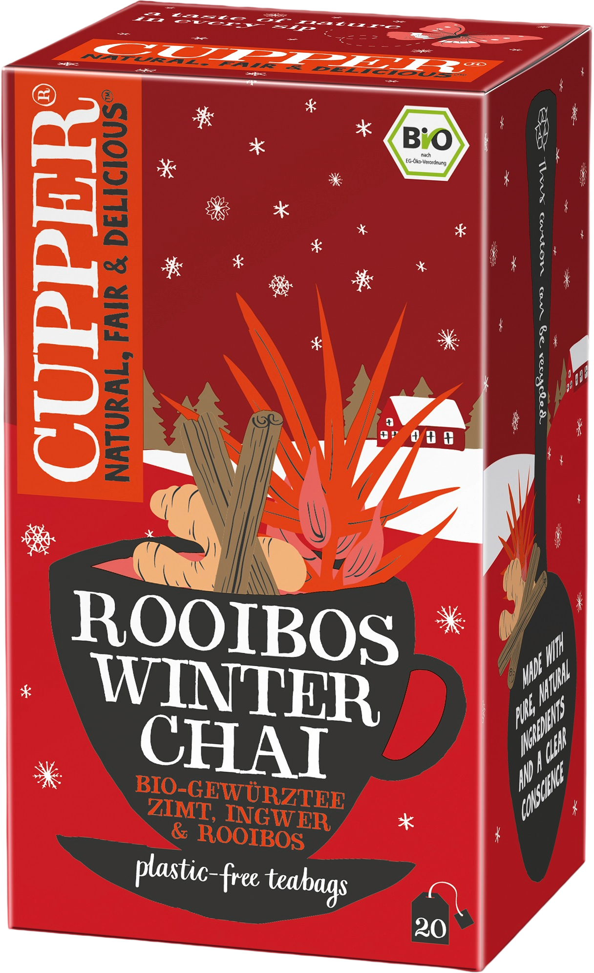 Cupper BIO Rooibos Winter 20 x 1.75 g