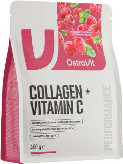 OstroVit Kolagen + Vitamin C malina 400 g