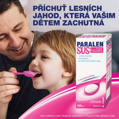 Paralen SUS 24mg/ml perorální suspenze 100 ml
