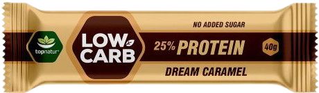 Topnatur Low Carb Proteinová tyčinka - Dream Caramel 40 g