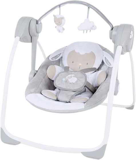 Ingenuity Houpačka s melodií Cuddle Lamb do 9 kg