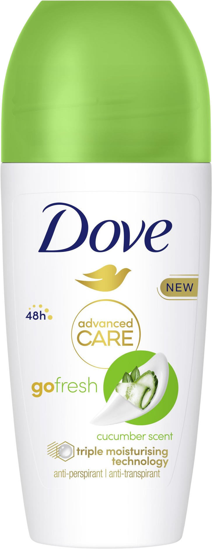 Dove Advanced care Okurka antiperspirant roll-on 50 ml