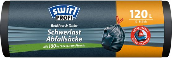 Swirl PROFI Zatahovací pytle na těžký odpad 12 x 120 l