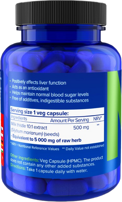 Natios Milk Thistle Extra Strength 5000 mg 90 kapslí