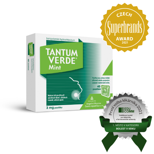 Tantum Verde Mint 40 pastilek