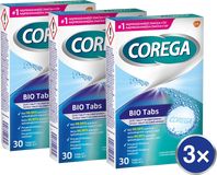 Corega Bio Tabs Antibakteriální tablety 3 x 30 ks