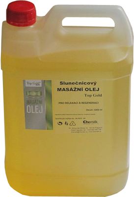 Slunečnicový masážní olej 5000 ml