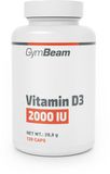 GymBeam Vitamin D3 2000 IU, bez příchuti 240 měkkých tobolek