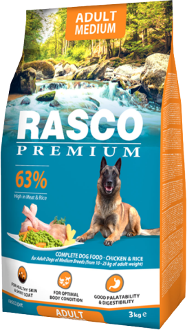 RASCO PREMIUM Adult Medium 3 kg