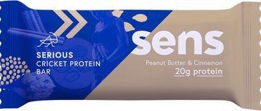 Sens Pleasure Protein tyčinka s cvrččí moukou arašídové máslo & skořice 60 g