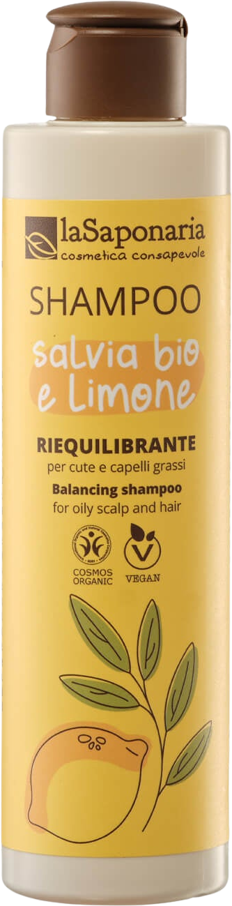 laSaponaria Šampon se šalvějí a citrónem 200 ml