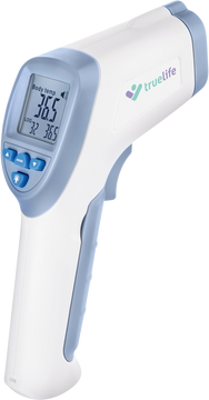 TrueLife Bezkontaktní teploměr CARE Q7 blue