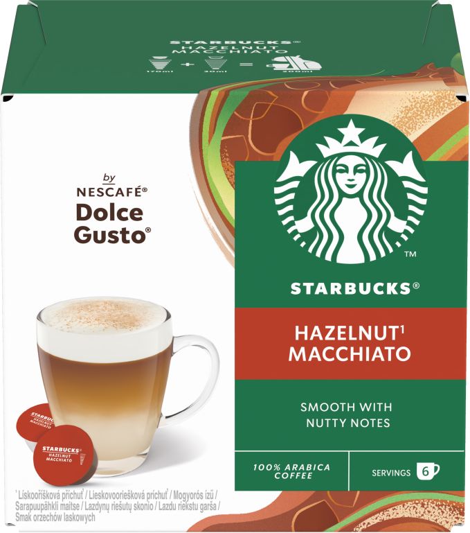 Starbucks Hazelnut Macchiato by NESCAFÉ Dolce Gusto 12 kapslí