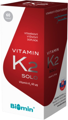 Biomin Vitamin K2 SOLO 60 kapslí