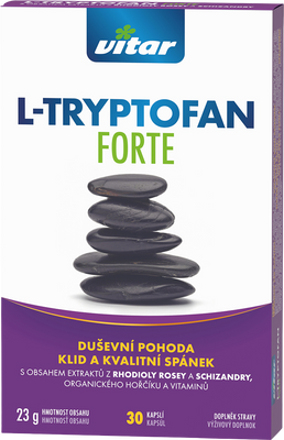Vitar L-Tryptofan Forte 30 kapslí