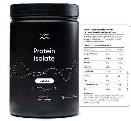 Flow Protein Isolate - Jahoda 950 g