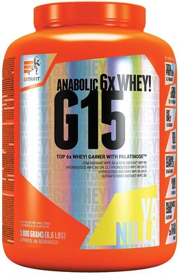 Extrifit G 15 Anabolic Gainer vanilka 3000 g