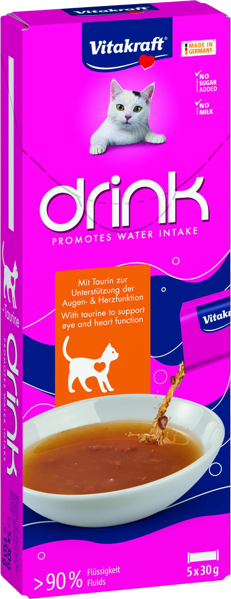 Vitakraft Cat drink kuřecí+taurin 5 x 30 g