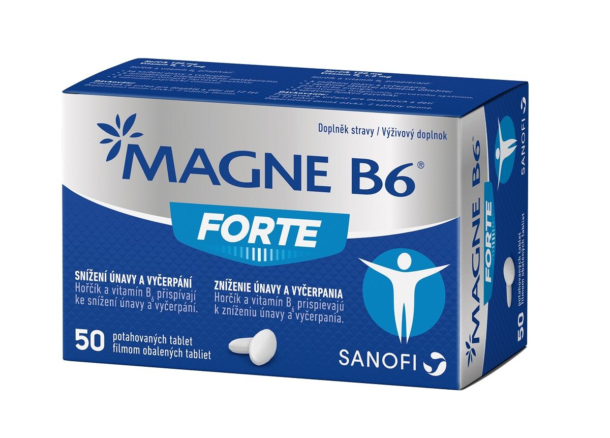 magne b6 doplnenie horčíku, magne b6 forte