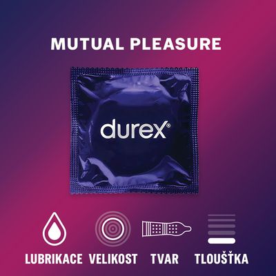 Durex Mutual Pleasure Kondomy 3 ks